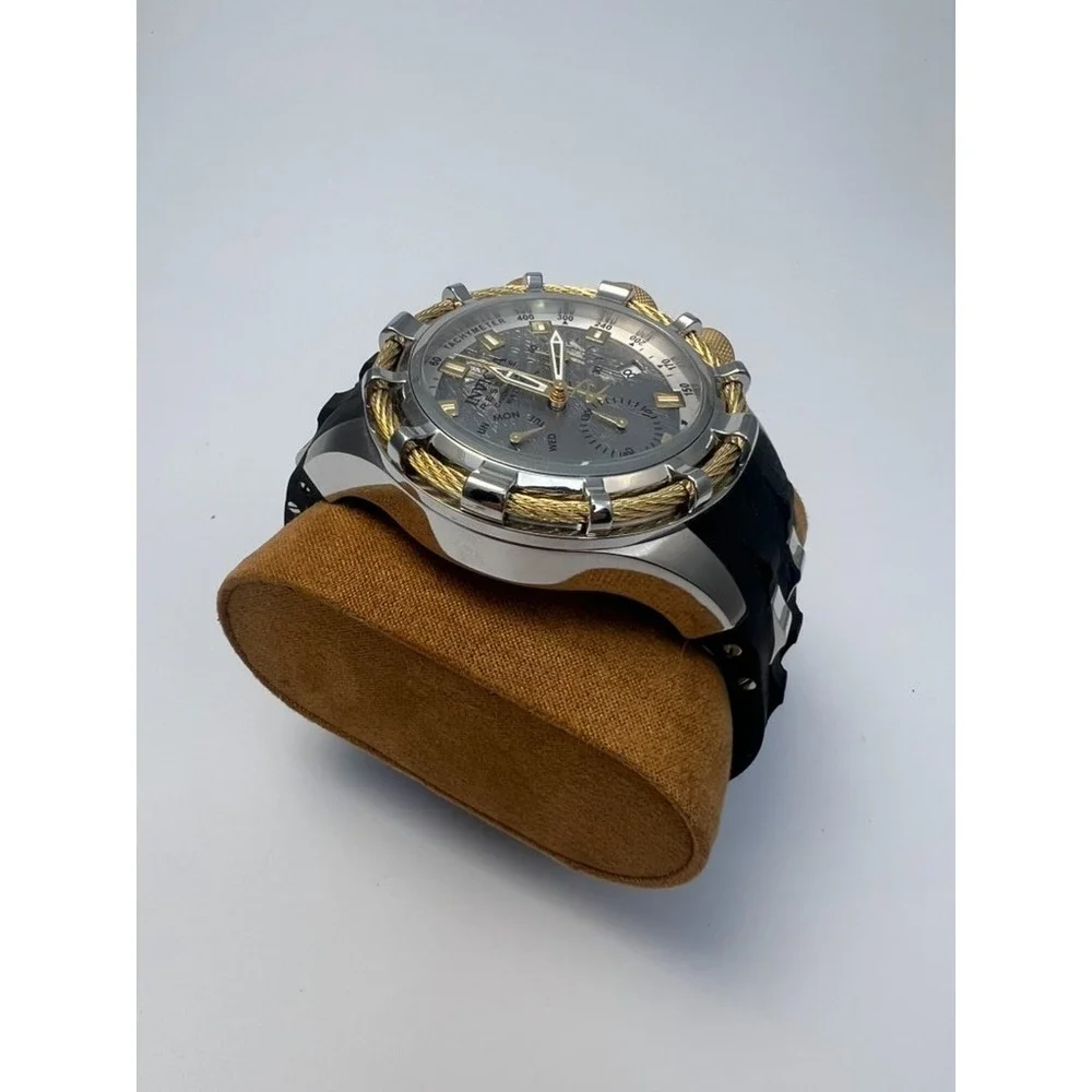 #W014 Invicta Reserve Bolt 27238 Swiss Quartz Chronograph 50mm Meteorite Watch
